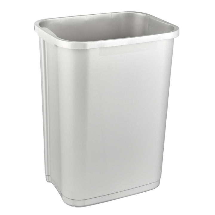 Affaldsspand med klaplåg, lys sølvfarvet, 25 l, Keeeper