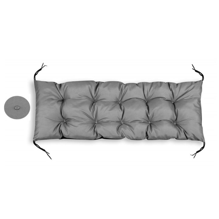 Pude til havestol Pude til havestol 120x50 cm Vandtæt Codura PVC Grå