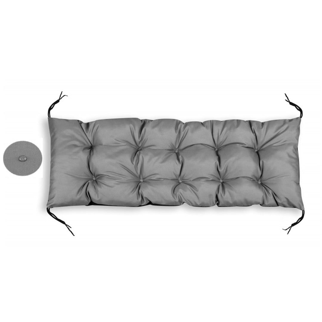 Pude til havestol Pude til havestol 180x50cm Vandtæt Codura PVC Grå