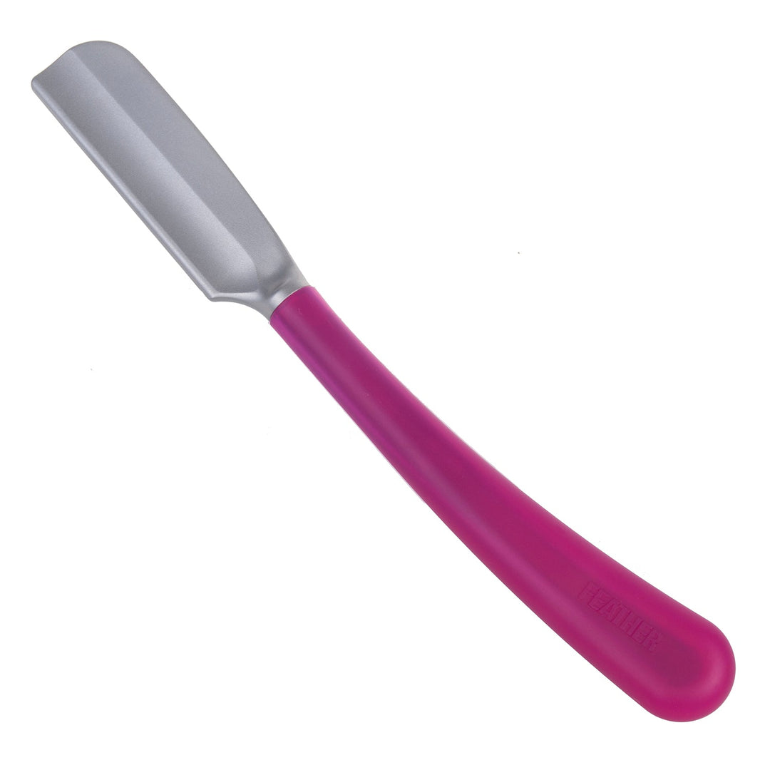 Shavette-barberkniv i japansk stil - Feather Professional Artist Club Wine ACS-NW