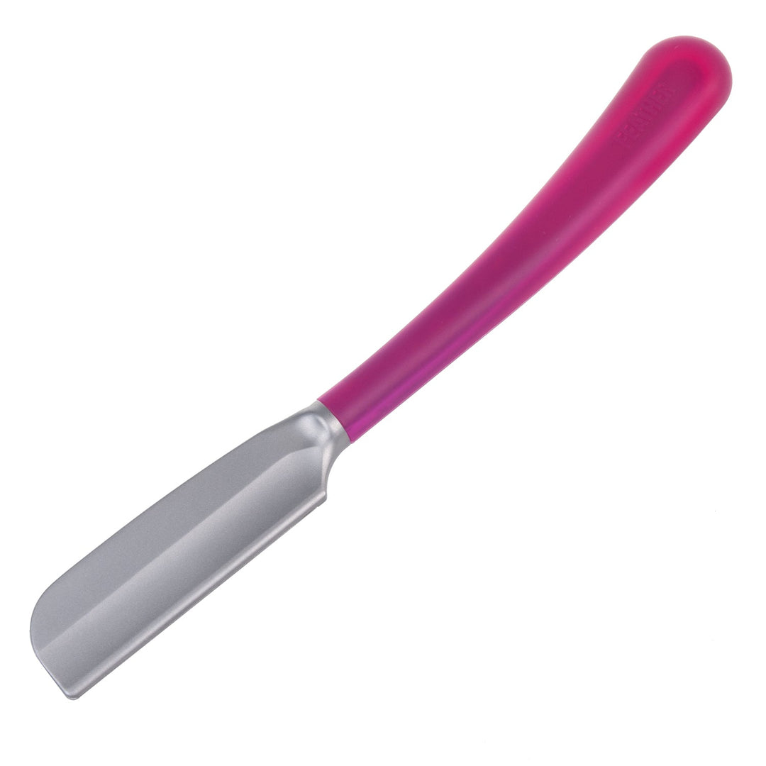 Shavette-barberkniv i japansk stil - Feather Professional Artist Club Wine ACS-NW