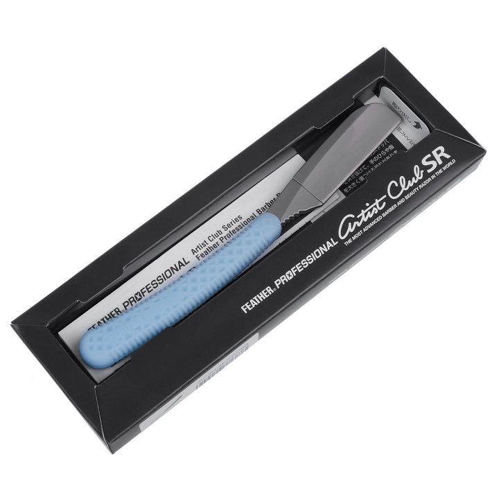 Shavette-barberkniv i japansk stil - Feather Professional Artist Club ACSR-NBL