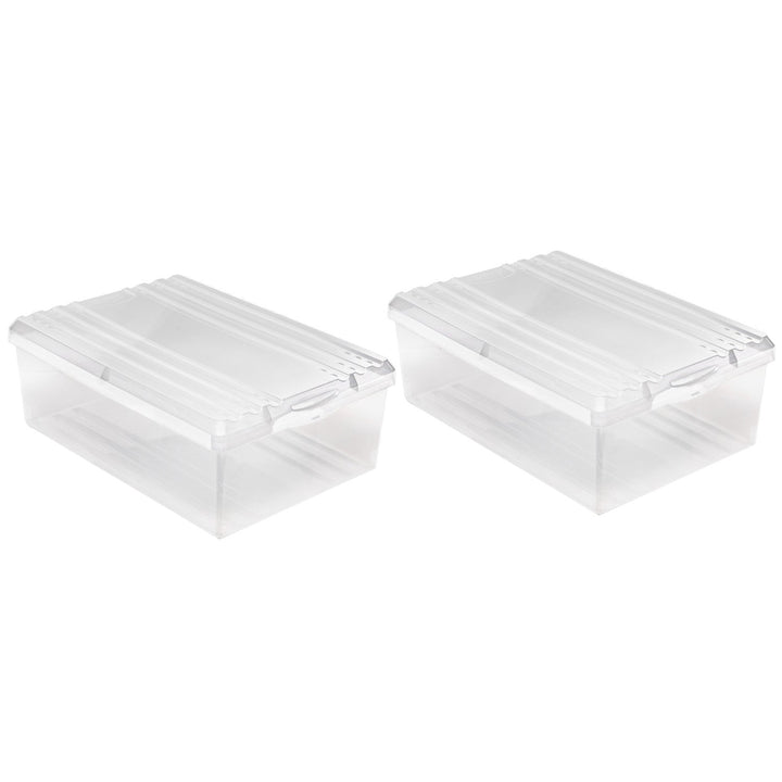 Sæt med to skoopbevaringsbeholdere BranQ 350 x 260 x 130 mm