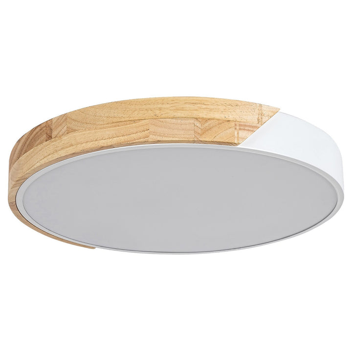 Rabalux Maple 3527 loftlampe, hvid mat, 24 W, metal og træ