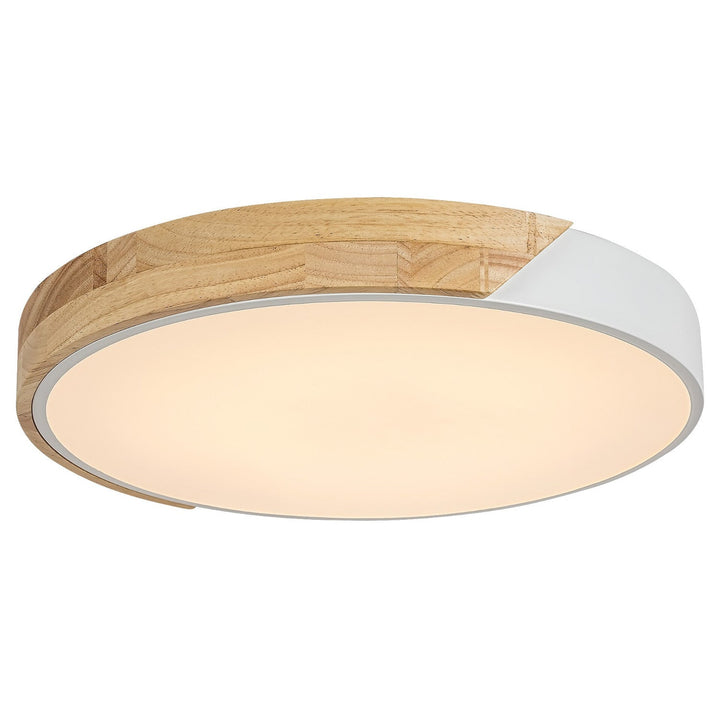 Rabalux Maple 3527 loftlampe, hvid mat, 24 W, metal og træ