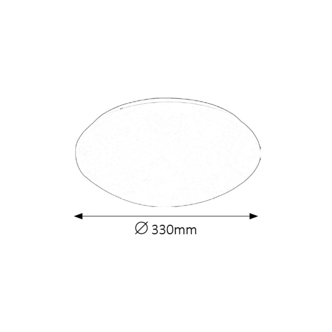 Rabalux Lucas 3435 hvid 18W rund loftslampe