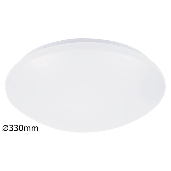 Rabalux Lucas 3435 hvid 18W rund loftslampe