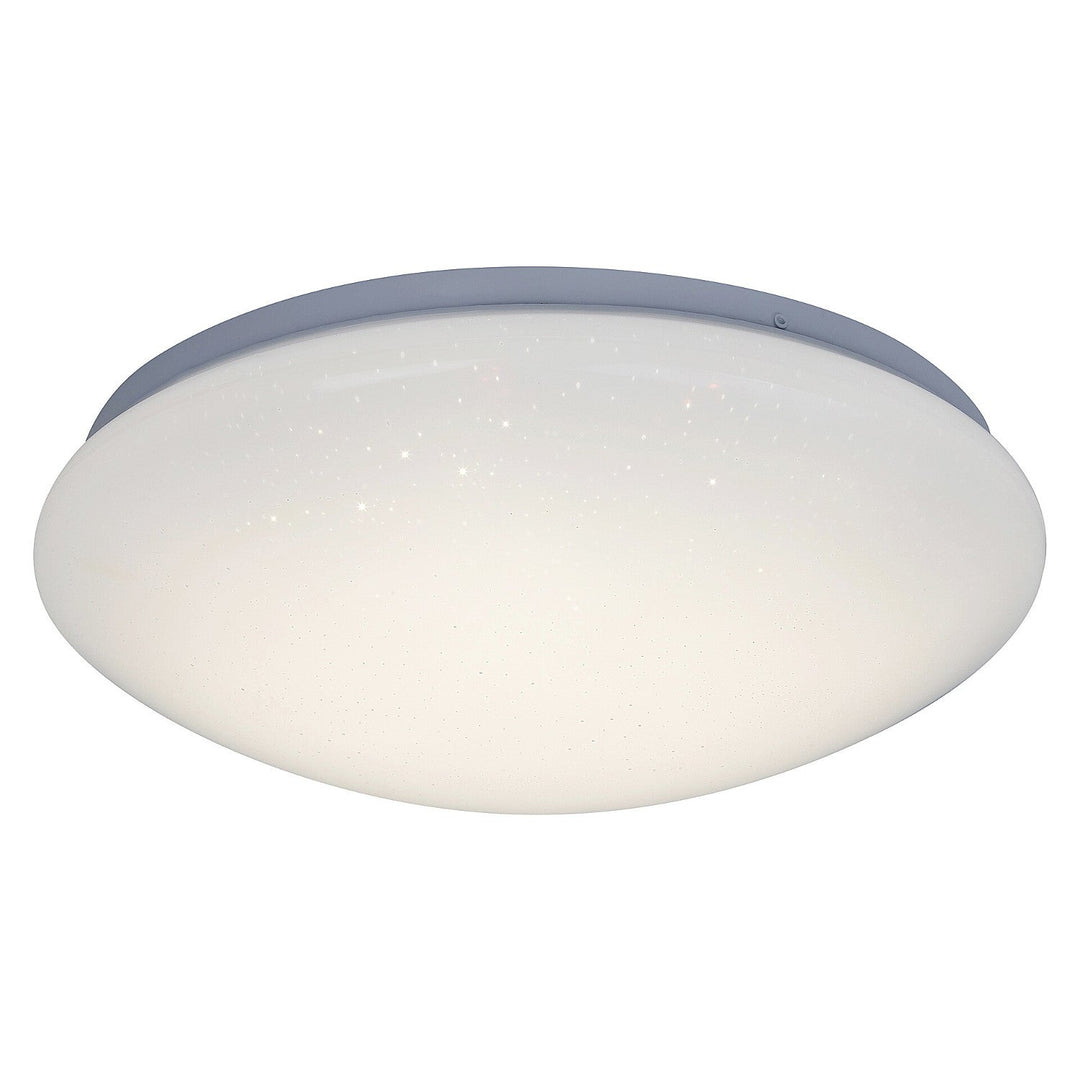 Rabalux Lucas 3937 rund loftslampe, hvid, 18 W