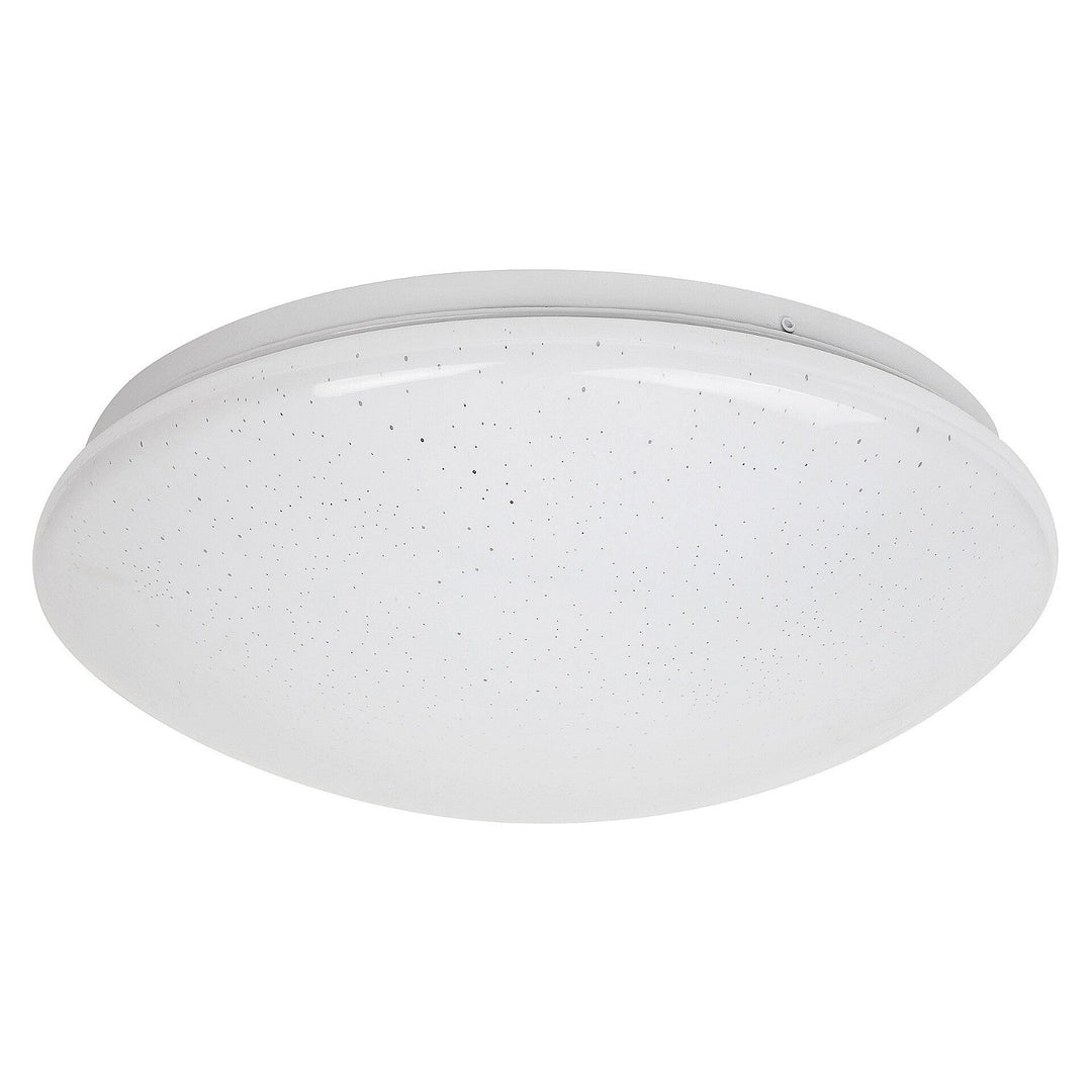 Rabalux Lucas 3937 rund loftslampe, hvid, 18 W