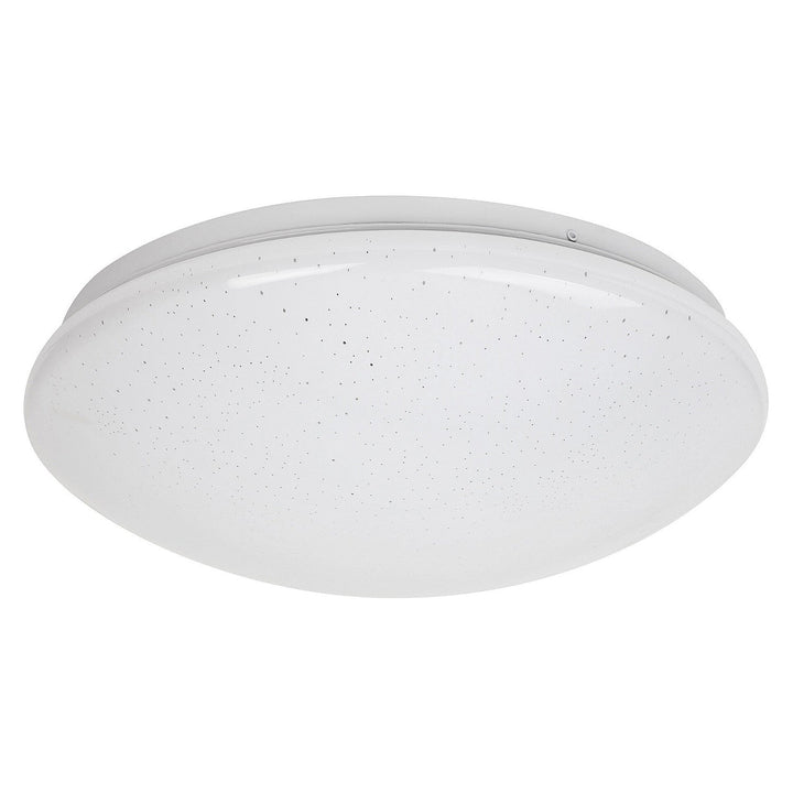 Rabalux Lucas 3937 rund loftslampe, hvid, 18 W