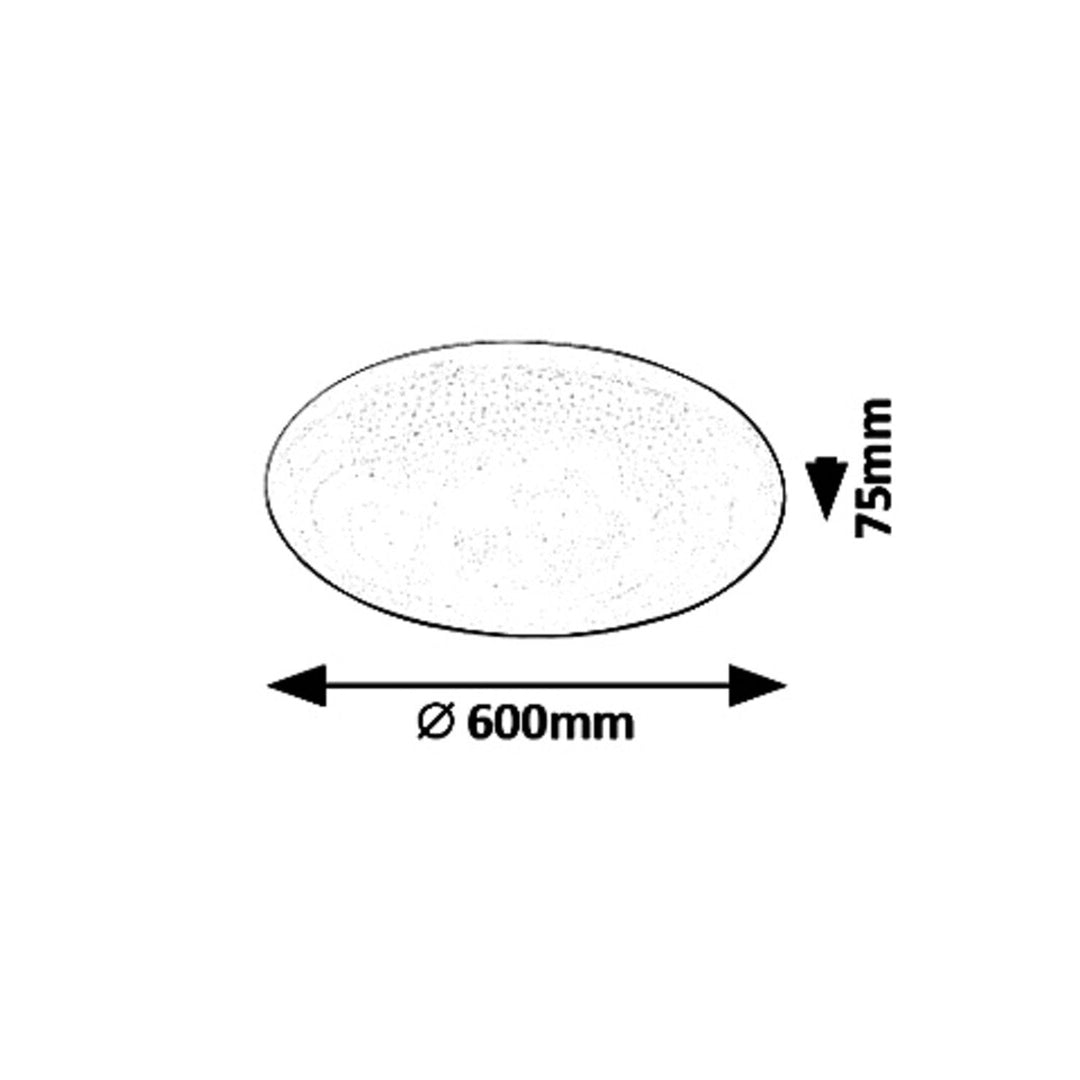 LED-loftslampe Rabalux Danny 5446 hvid 60W justerbar lysfarve