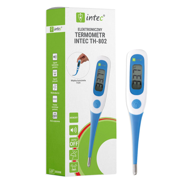 Intec TH-802 elektronisk termometer med fleksibel spids