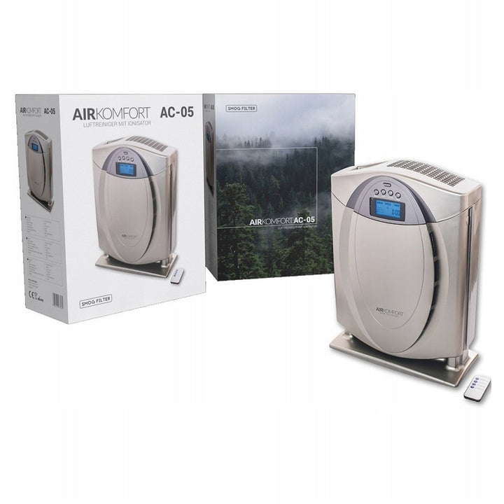 AIRKOMFORT AC-05 luftrenser med firdobbelt filter