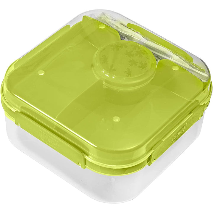 BranQ LIDO madkasse 185 x 85 mm – grøn/gennemsigtig