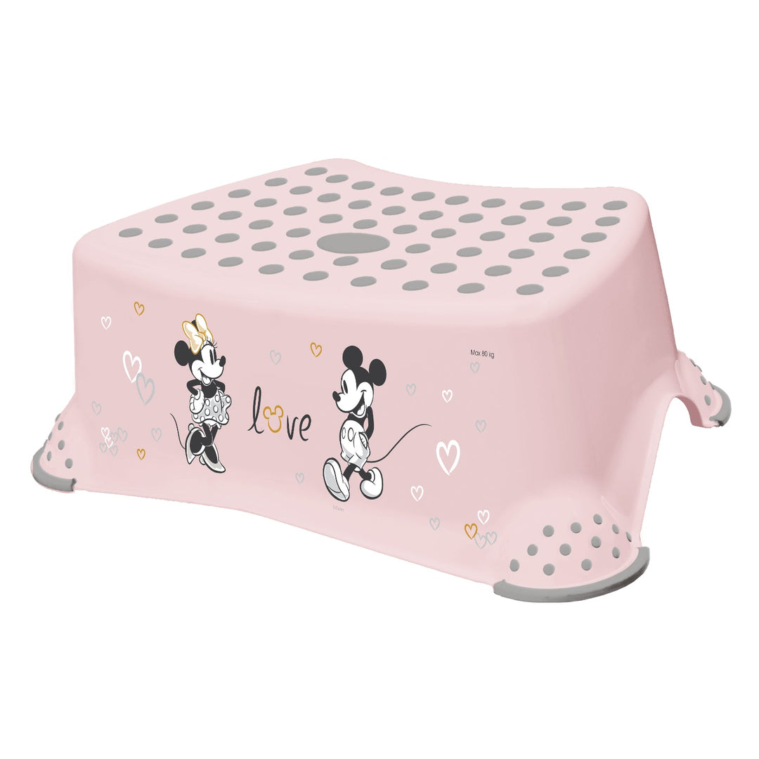 Keeeper Tomek Children's Kids Step Stool Universal Multipurpose Single Step Anti Slip Modern Design Minnie Mouse