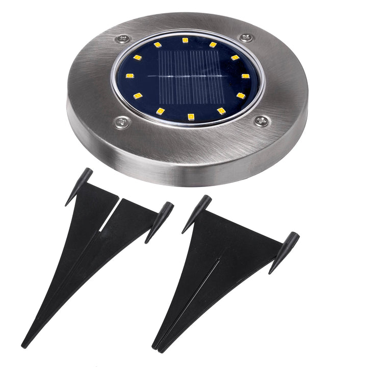 12x solcellelampe til udendørs brug LED Maclean IP44, 12 LED SMD, 4000K, Ni-MH 600 mAh, 0,7W, MCE318