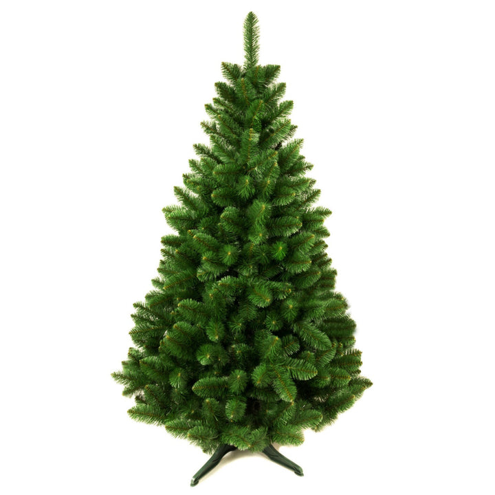 Damich Artificial Fir Tree Pine Christmas Decoration Christmas Tree Incl. Stand Made of PVC Foil 220cm
