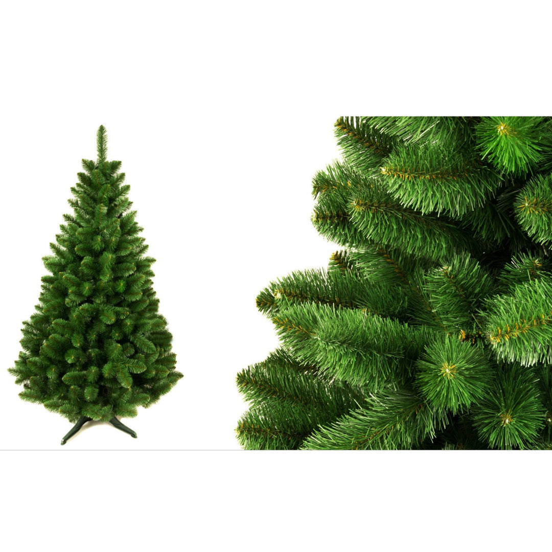 Damich Kunstig gran Fyr Juledekoration Juletræ Med Stativ Lavet Af PVC-Folie 180 cm