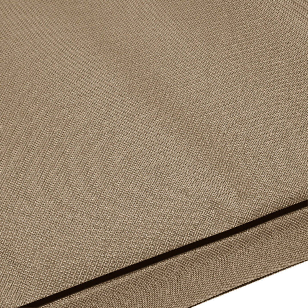 Vigo Standard madras til hunde og katte, 80 x 60 x 5 cm, beige med sort kant