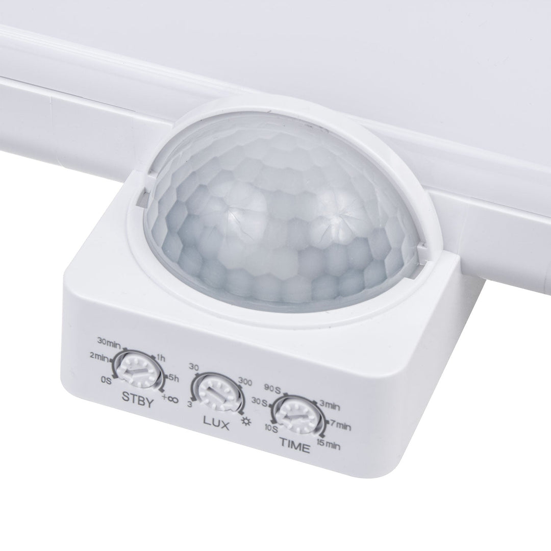 Maclean LED-lampe, husnummer, skumrings- og bevægelsessensor, dæmpbar, 20 W, IP65, neutral farve (4000 K), 1600 lm, MCE466 W