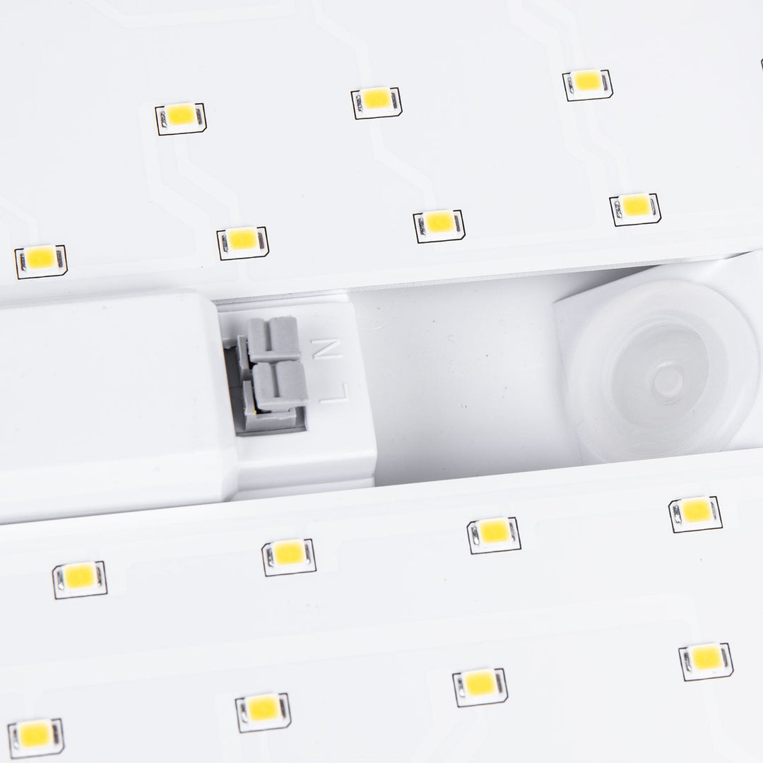 Maclean LED-lampe, husnummer, skumrings- og bevægelsessensor, dæmpbar, 20 W, IP65, neutral farve (4000 K), 1600 lm, MCE466 W