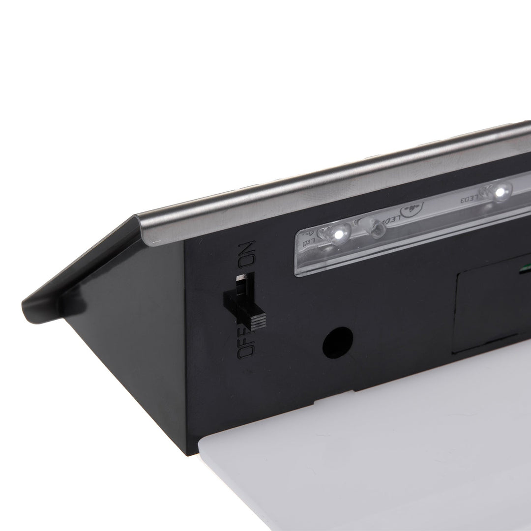 Solar LED-lampe med husnummer Maclean, IP44, 1W, 60lm, 6000K, batteri 600 mAh, 2,5V DC 70mA, MCE423