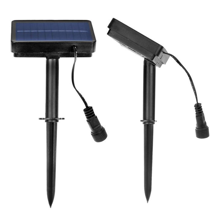 Maclean 2-i-1 solcelledrevet LED-havebelysning, IP44, 3 W, 10 lm, 3000 K, 2*600 mAh batteri, 5 V DC, 7 m, MCE424