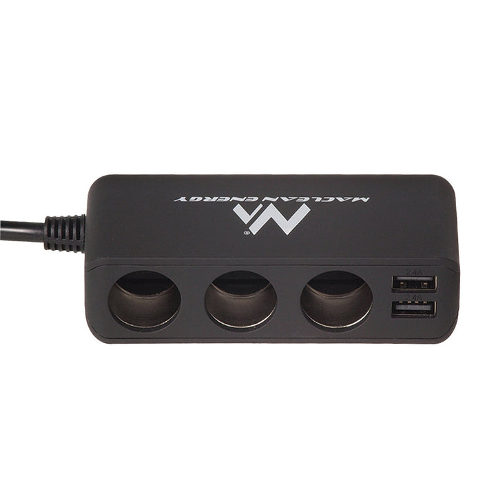 Maclean bilcigaretstikfordeler, voltmeter, 120 W