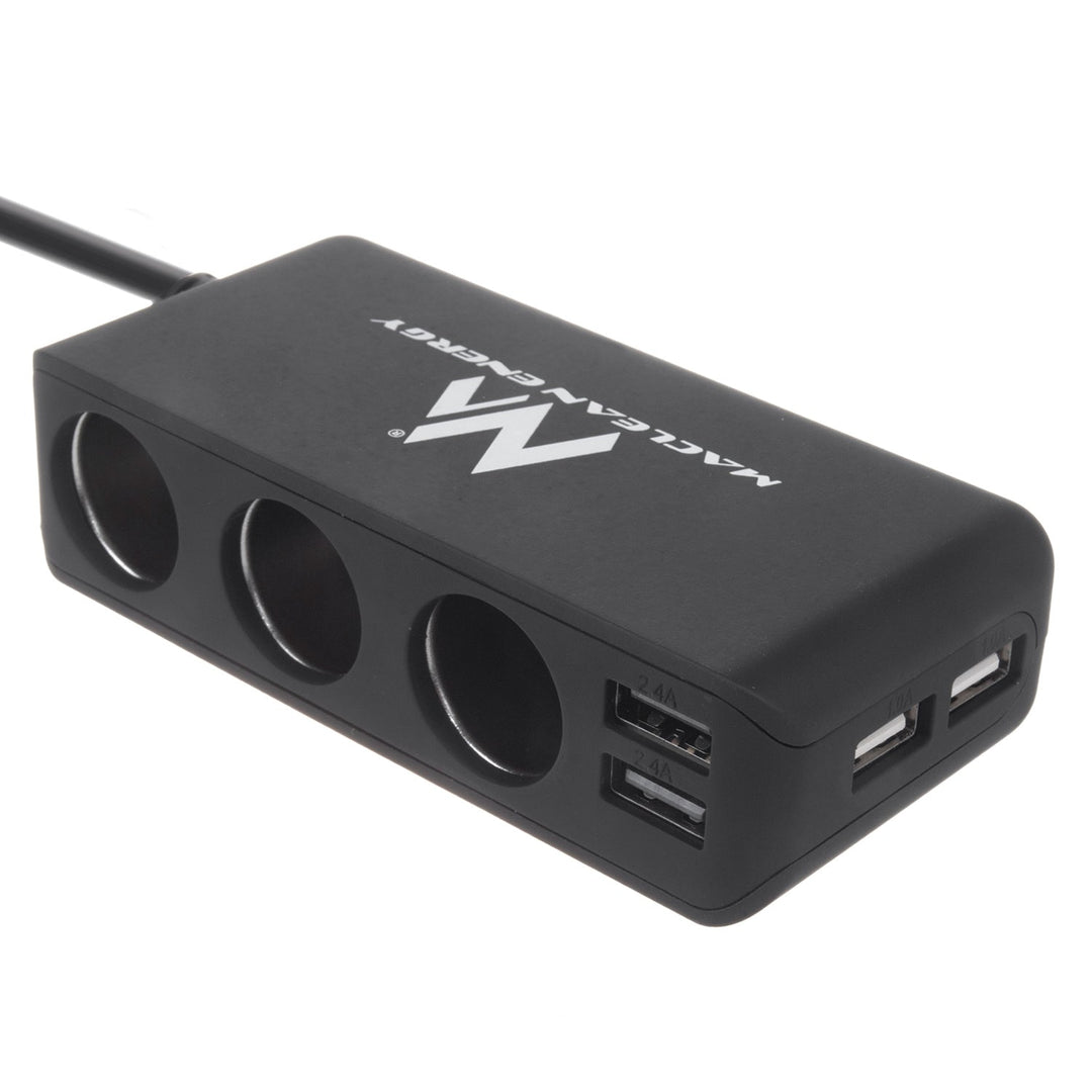 Maclean bilcigaretstikfordeler, voltmeter, 120 W