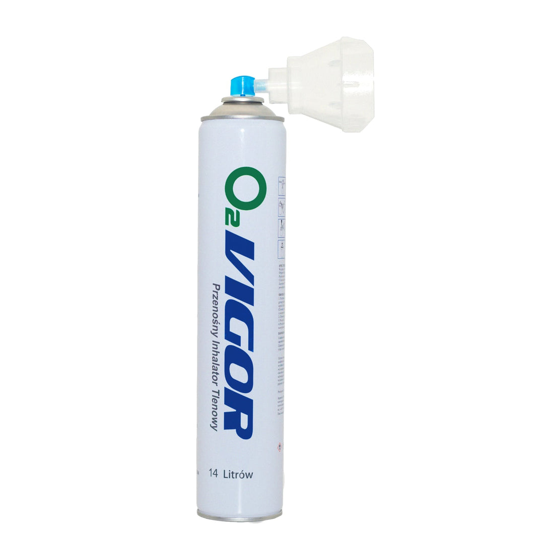 Inhalationsilt i dåse 99 % O2 14 l, lugtfri, 2 stk.