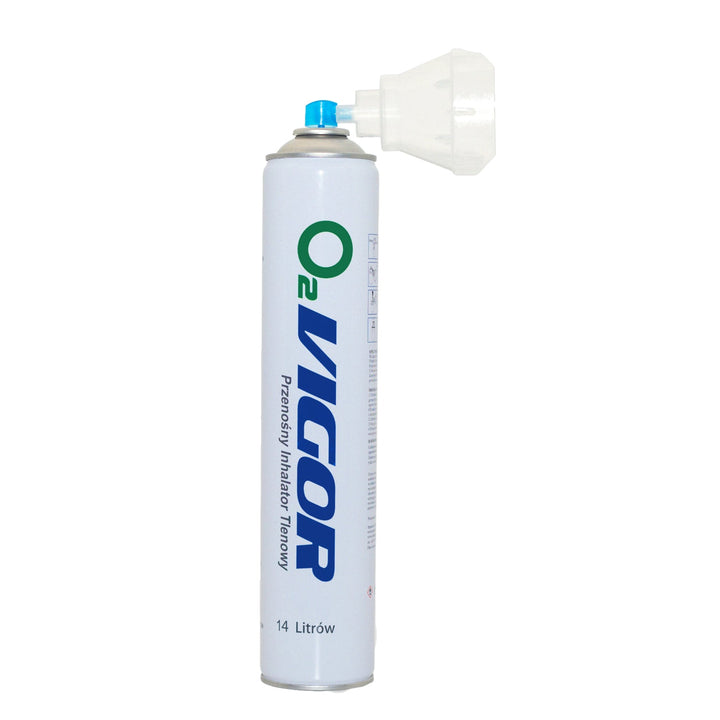Inhalationsilt i dåse 99 % O2 14 l, lugtfri, 2 stk.