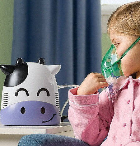 Inhalator til børn Promedix, karamel, nebulisator-sæt, masker, filtre, sut, PR-810