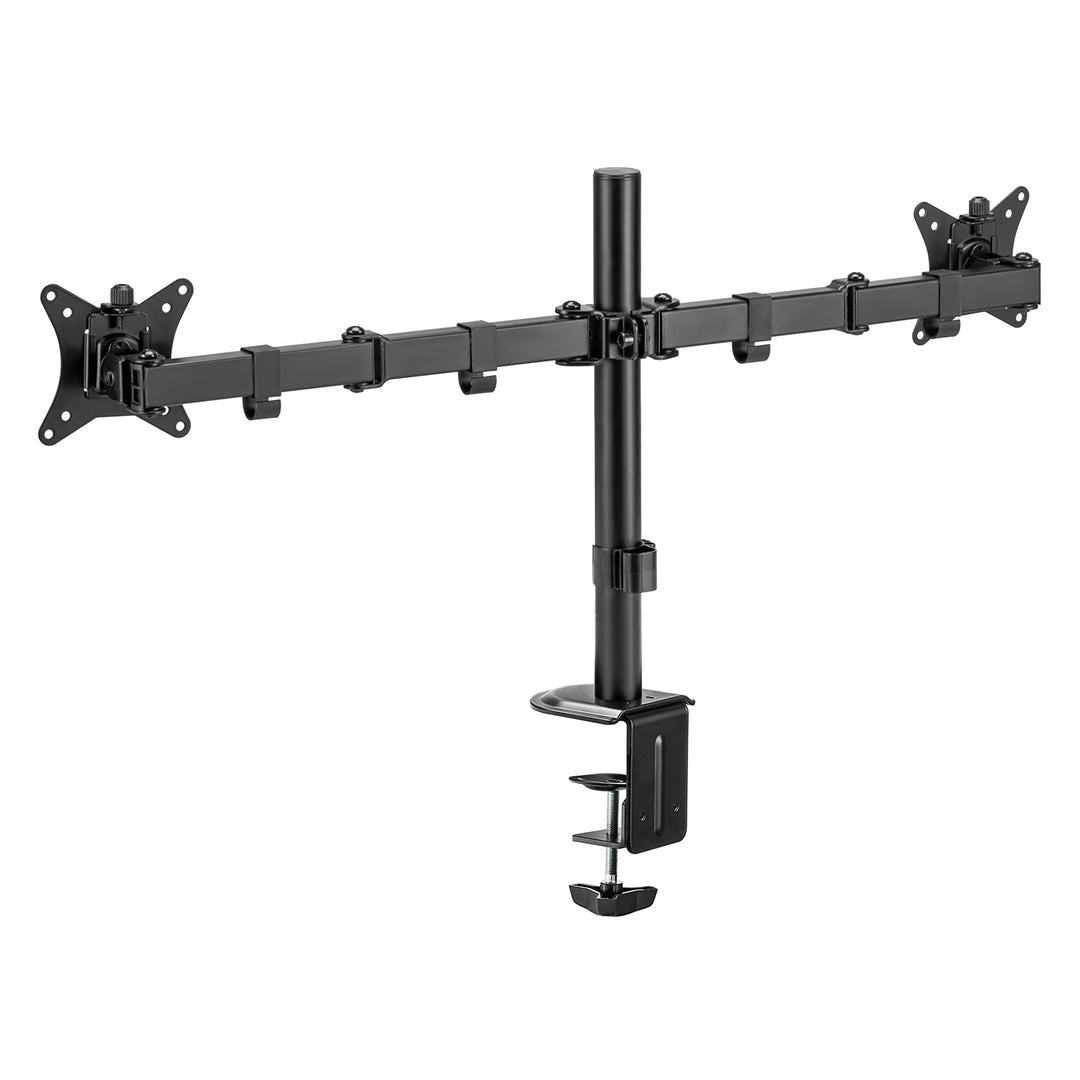 Maclean bordholder til 2 skærme, VESA 75x75 og 100x100, 17-32", 2x 9 kg, MC-754N