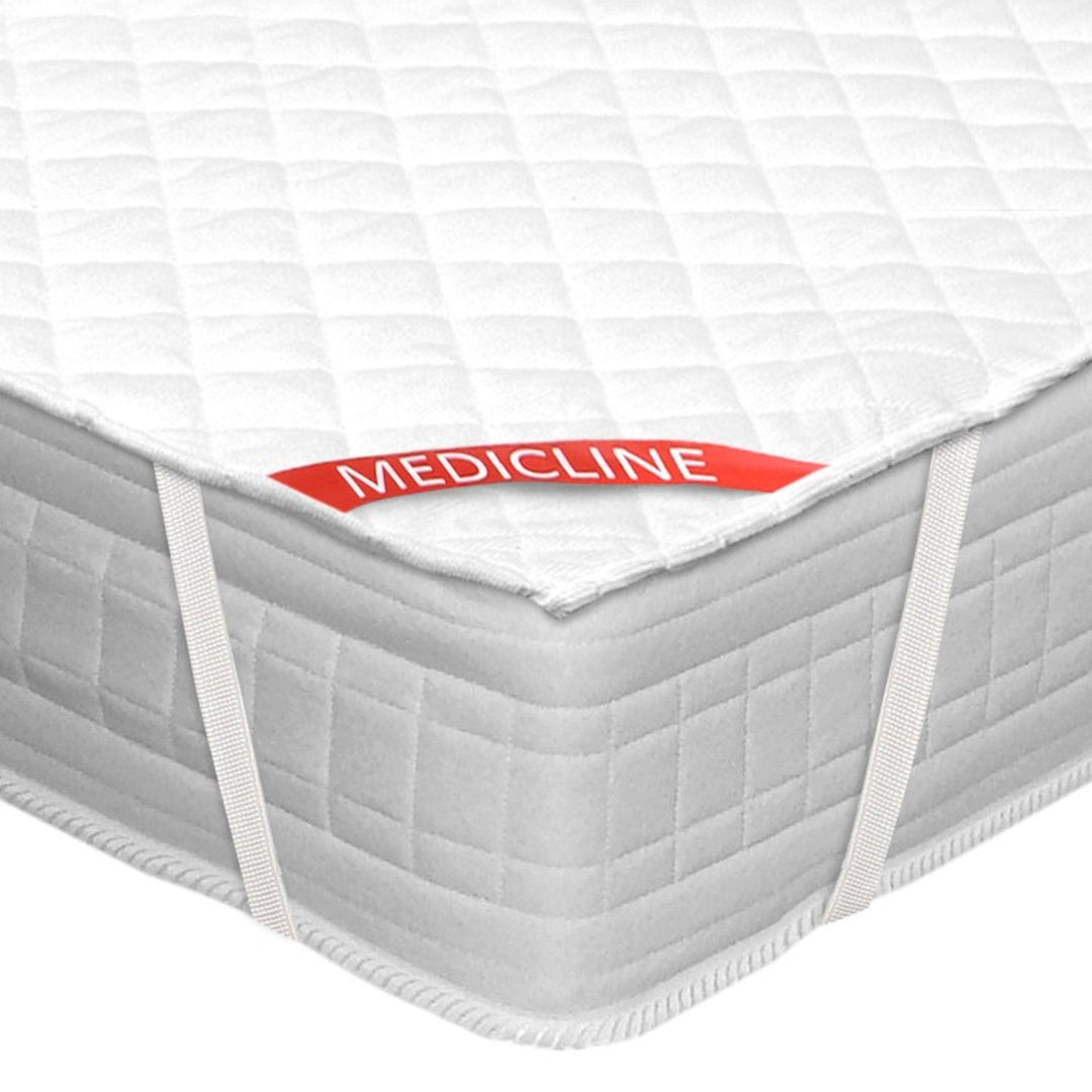 Vandtæt quiltet madrasovertræk/beskyttelse Premium AIO FACTORY 140x200cm hvid