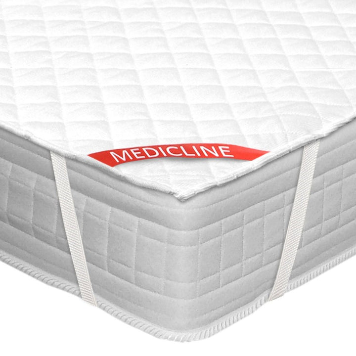 Vandtæt quiltet madrasovertræk/beskyttelse Premium AIO FACTORY 200x220cm hvid