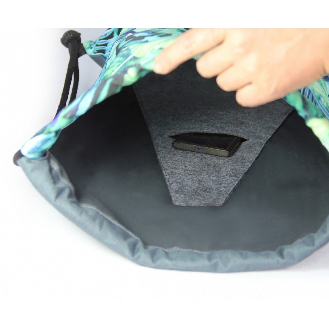 Bertoni rygsæk, tryk i fuld farve, vandtæt, Ibiza-mønster, EE0034