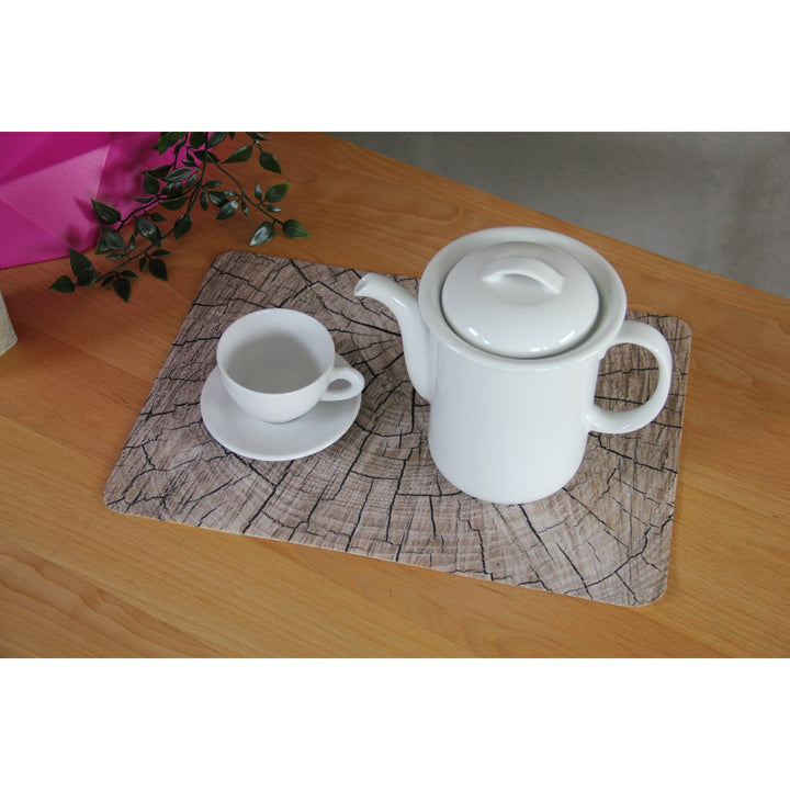 Dekorativ bordskåner eller skrivebordsunderlag, filt, 29x42 cm, eg, Bertoni