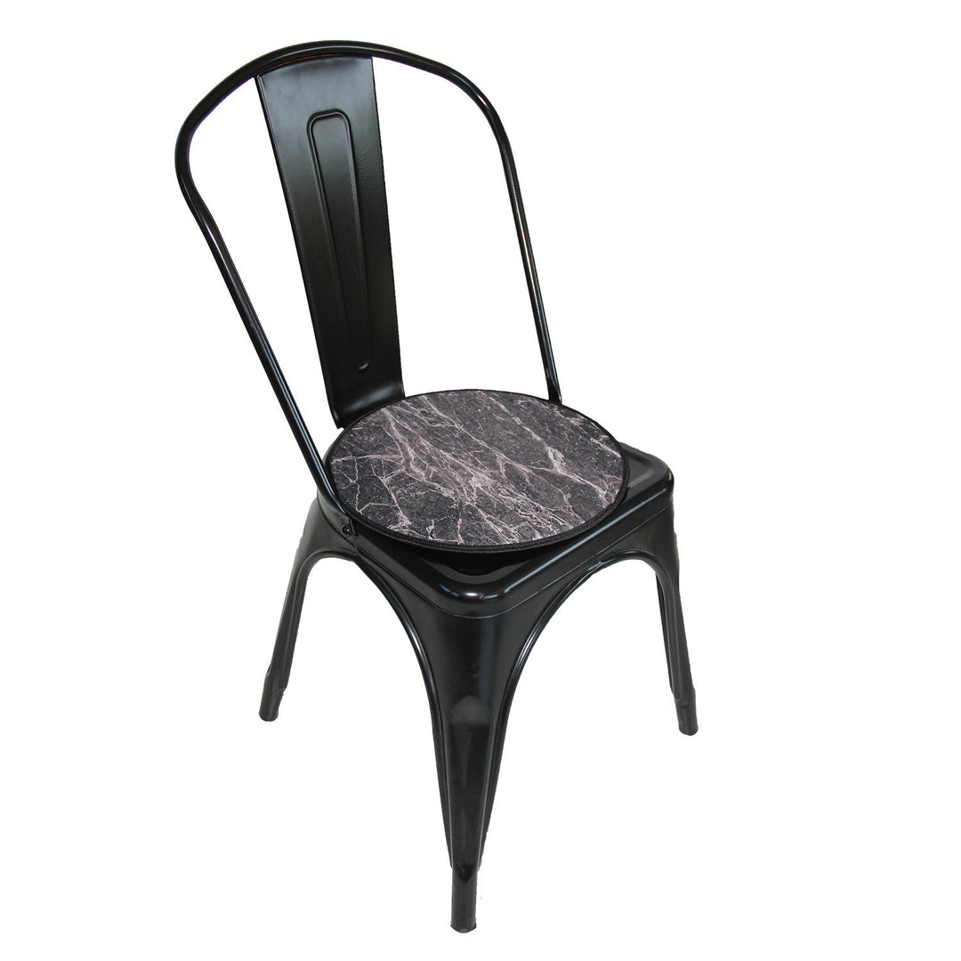 Pude til stol Bertoni, dekorativ, af filt, 35 cm, Sumatra, EE0068