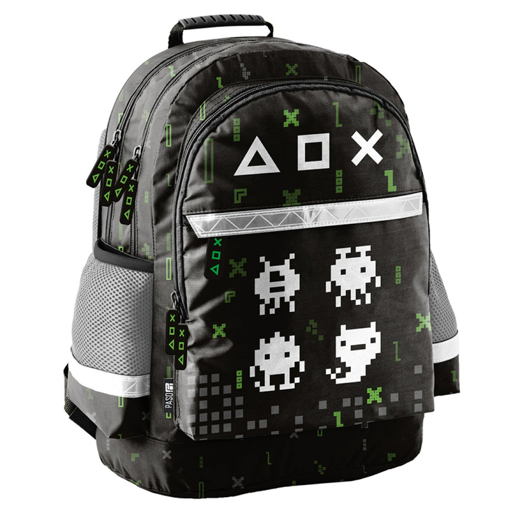 Gaming Paso PP23GE-116 skoletaske med målene 42x29x16 cm