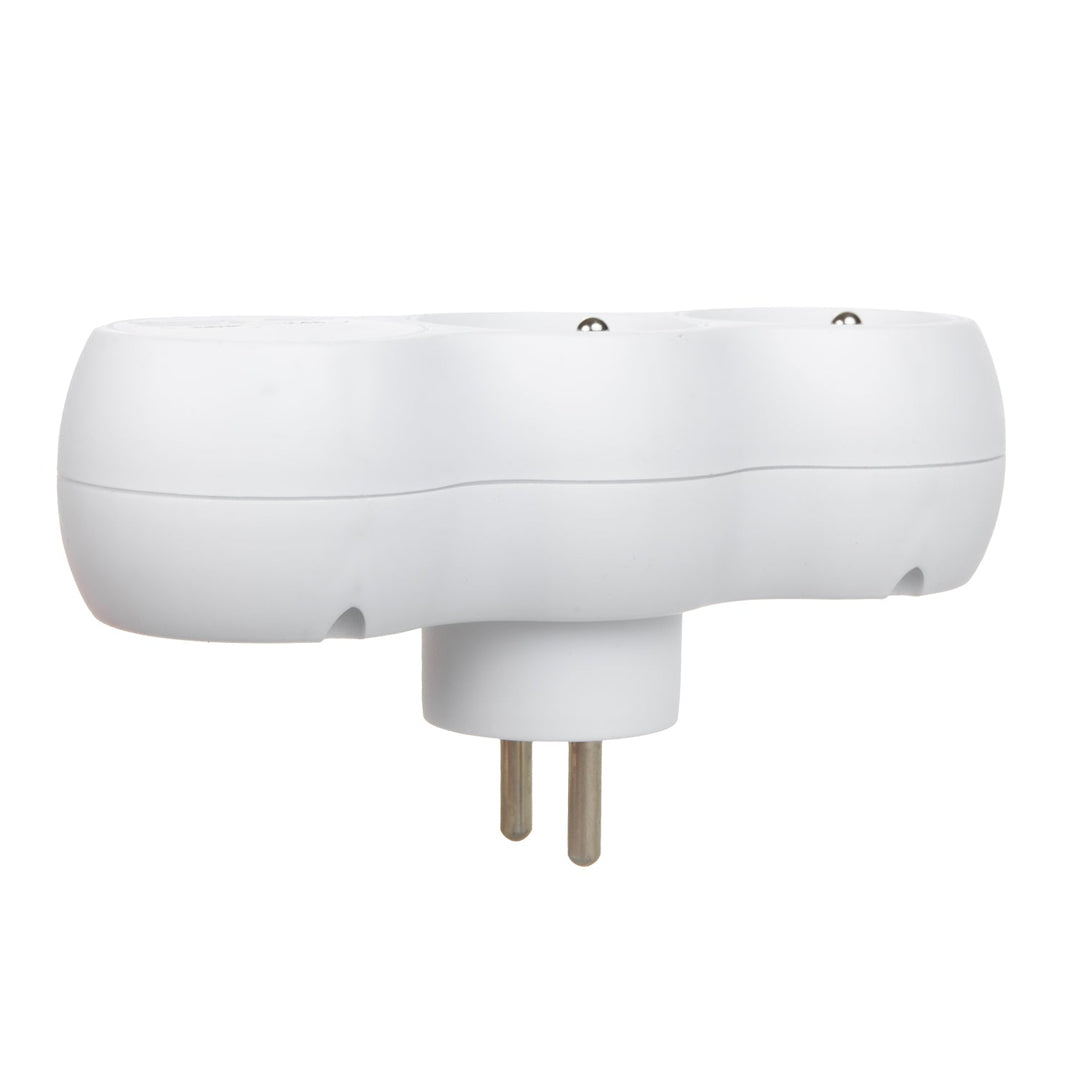 Maclean stikkontakt, forgreningsstik med 2 stik, 2x USB A/C, type E, 2x16A, MCE339 E