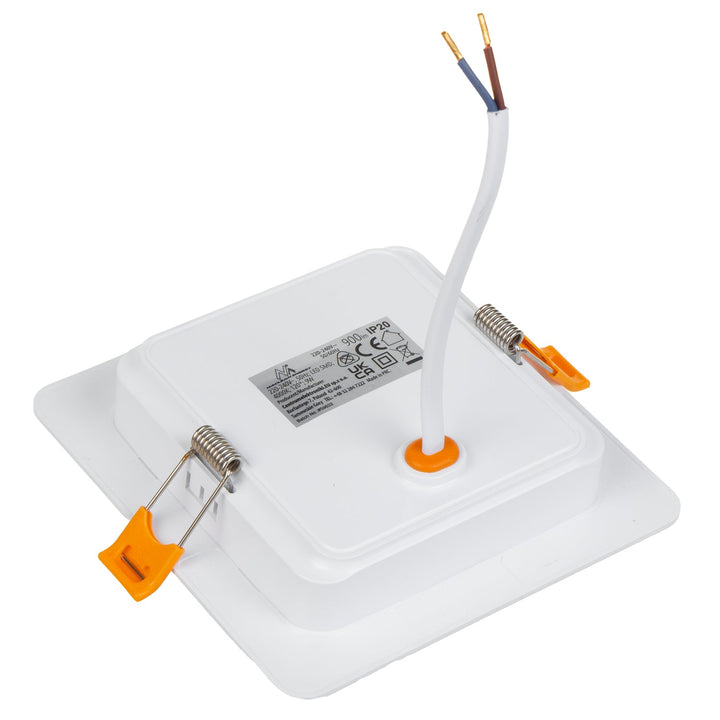 Maclean LED-loftsplade, indbygget SLIM, 9W, Neutral White 4000K, 120*120*26mm, 900lm, MCE373 S