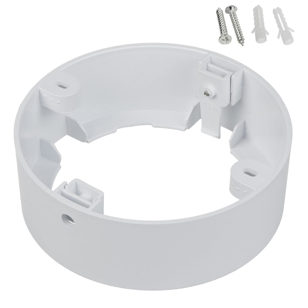 Maclean MCE376 R Surface Mounting Adapter For 12cm LED Panel Round 120 x 38mm