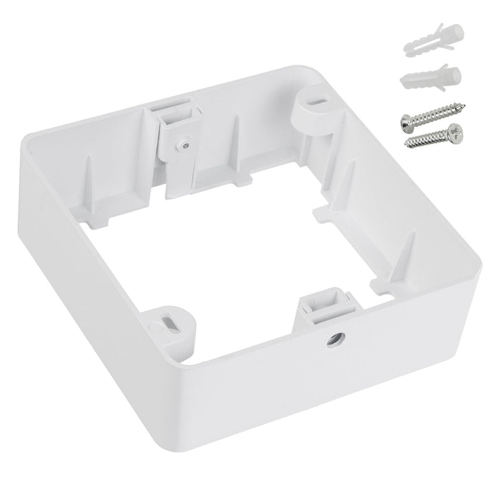 Maclean påsætningsadapter, til LED-panel 9W, firkantet, 120*120*38 mm, MCE378 S