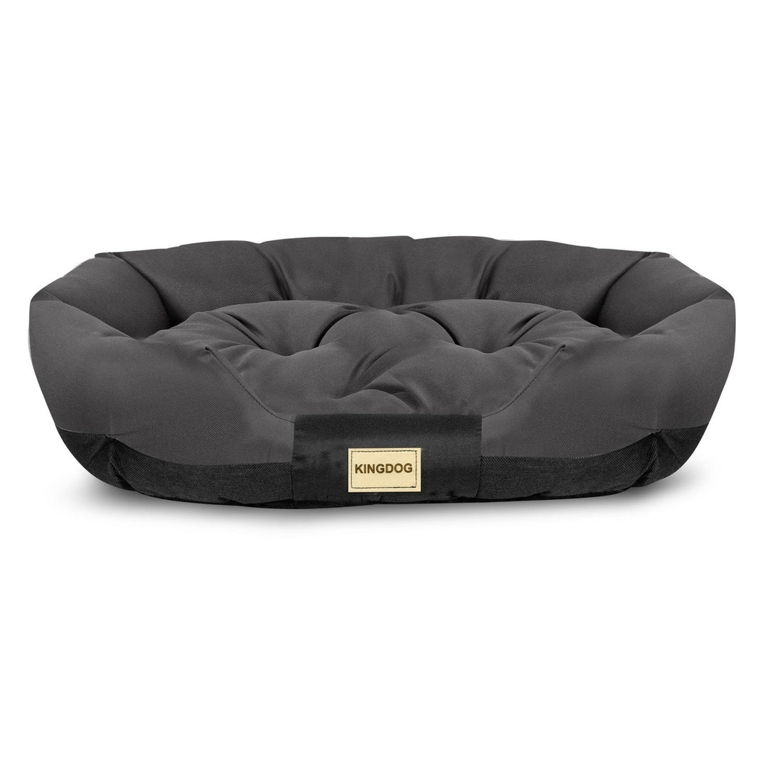 Oval hundeseng 75x50 cm, vandtæt, sort CODUOWAL75/50CZA