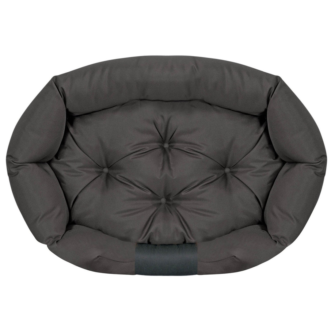 Oval hundeseng 75x50 cm, vandtæt, sort CODUOWAL75/50CZA