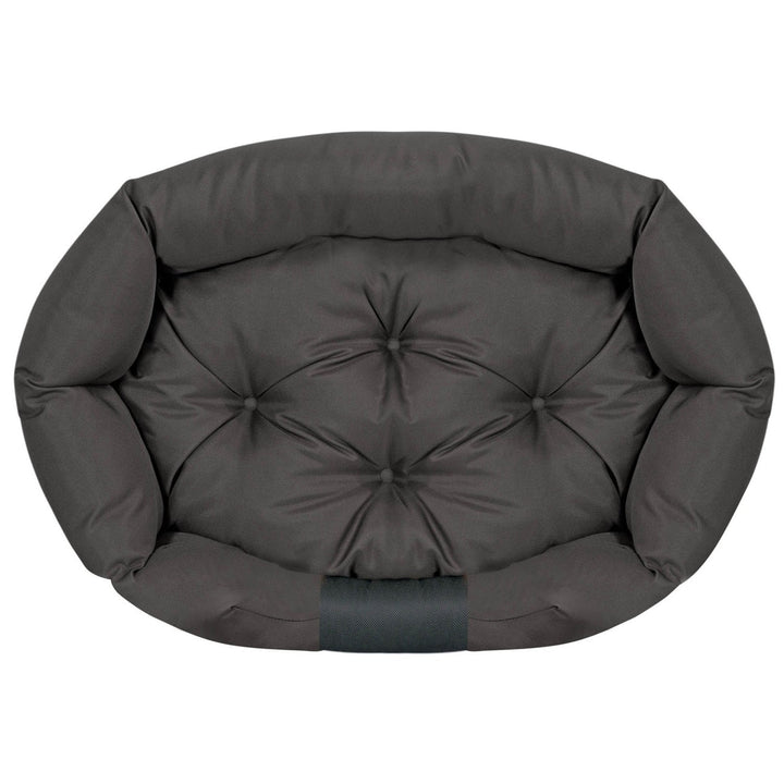 Oval hundeseng 75x50 cm, vandtæt, sort CODUOWAL75/50CZA