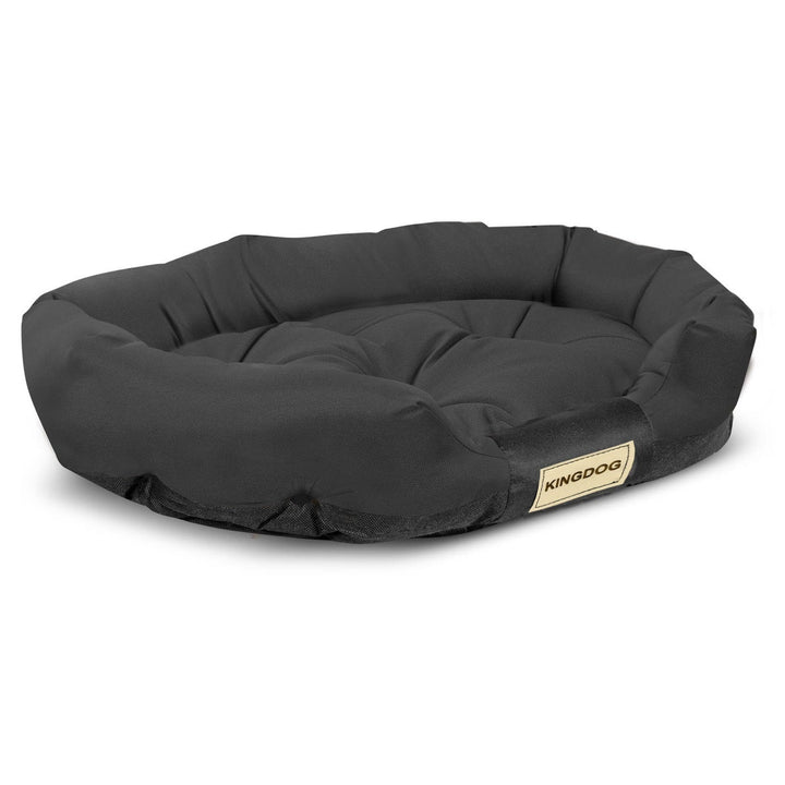 Oval hundeseng 75x50 cm, vandtæt, sort CODUOWAL75/50CZA