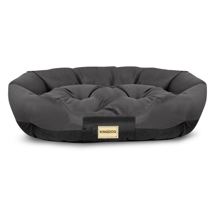 Oval hundeseng 100x75 cm, vandtæt, sort CODUOWAL100/75CZA