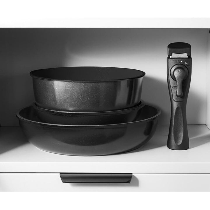 7-delt Maestro-pande-sæt, non-stick belægning, aftageligt håndtag, MR-4800-7