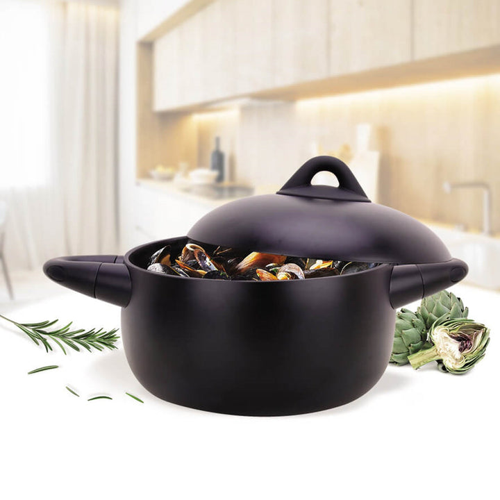 Maestro gryde med låg, 3 liter, 20 cm, støbt aluminium, non-stick belægning, MR-4017-20